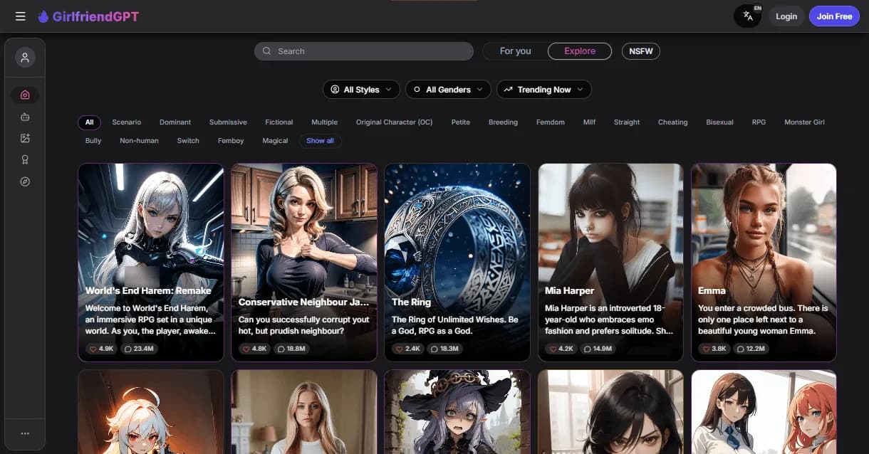 TPDBlog NSFWAIChat GirlfriendGPT