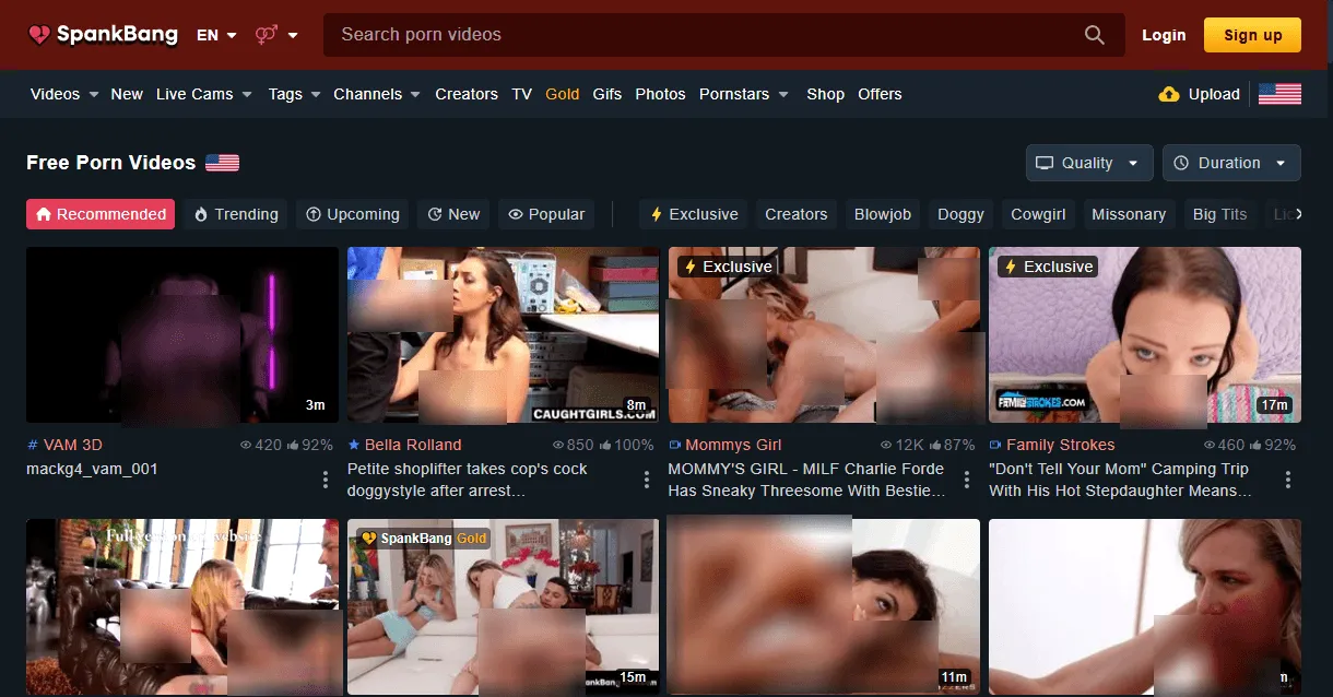 TPDBlog PornSitesDesign SpankBang