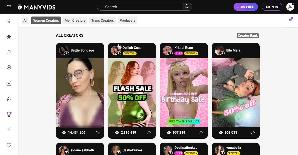 TPDBlog PornStars ManyVids