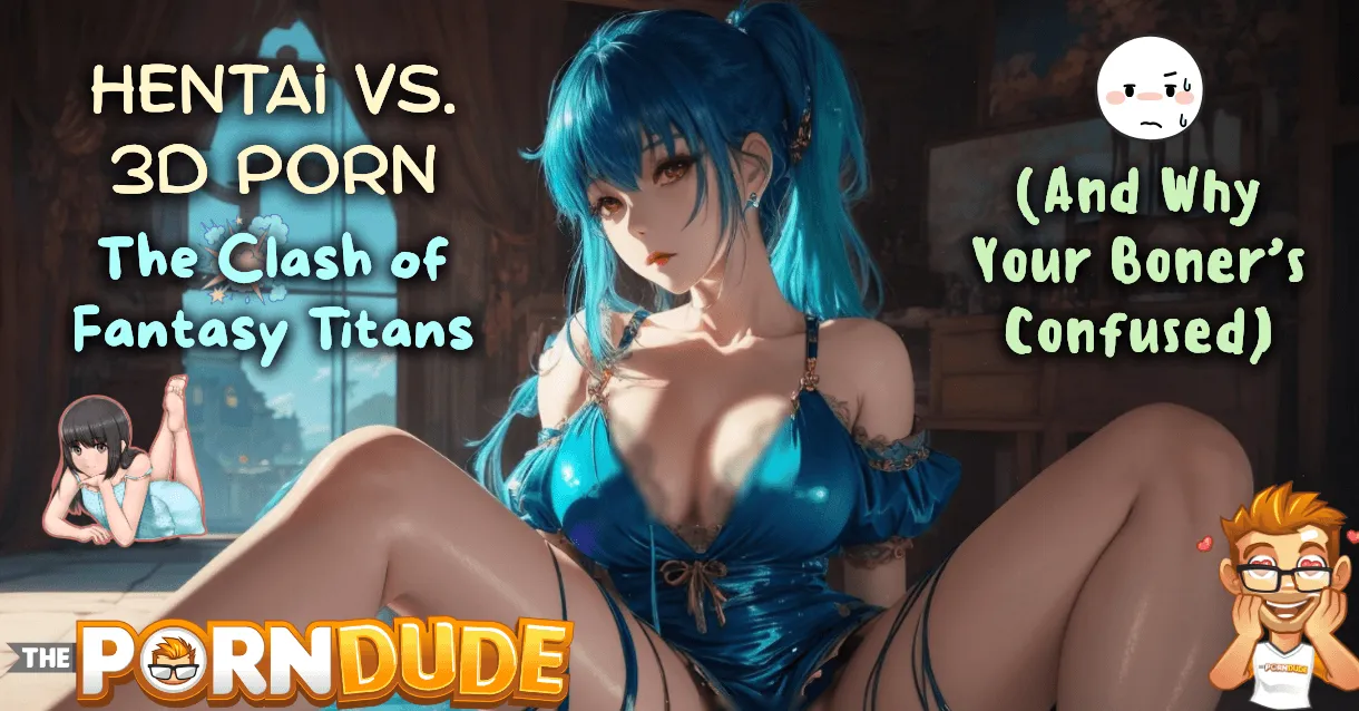 Hentai vs. 3D Porn: The Clash of Fantasy Titans (And Why Your Boner’s Confused)