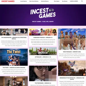 Incest Games review preview