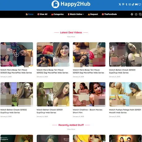 Happy2Hub website preview