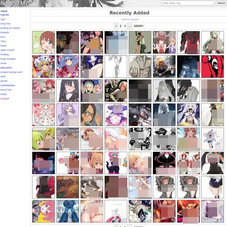 Nozomi.la website preview