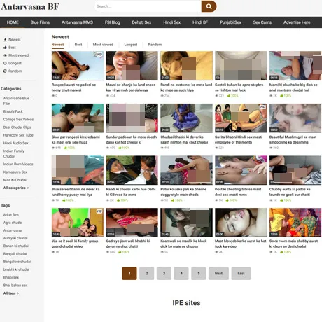 AntarvasnaClips website preview