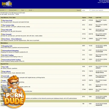 AdultDVDTalk Forum website preview