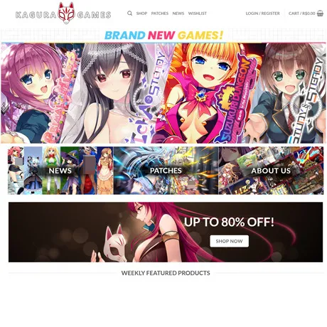 Kagura Games website preview