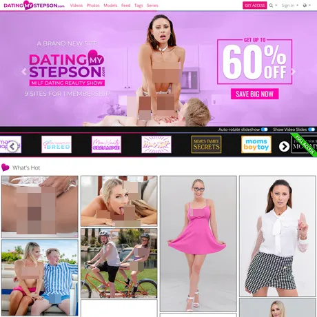 Dating My Stepson website preview