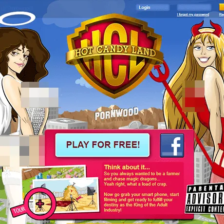 Hot Candy Land website preview
