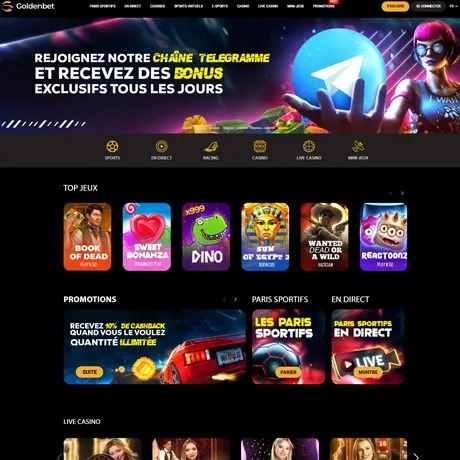 GoldenBet website preview
