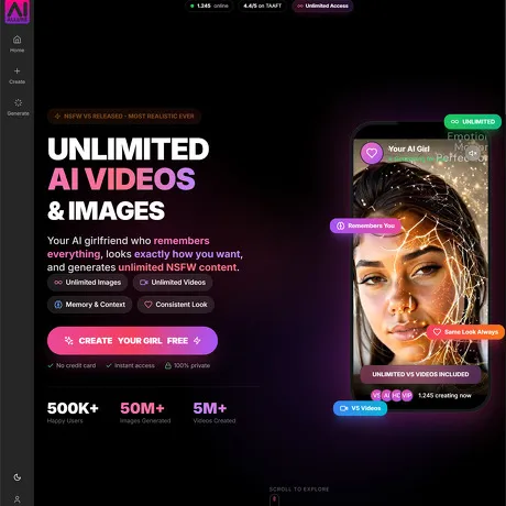 aiAllure website preview