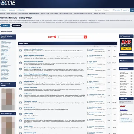 Eccie website preview