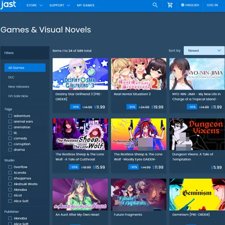 Jast USA website preview