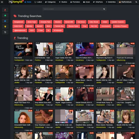 HornyHill website preview