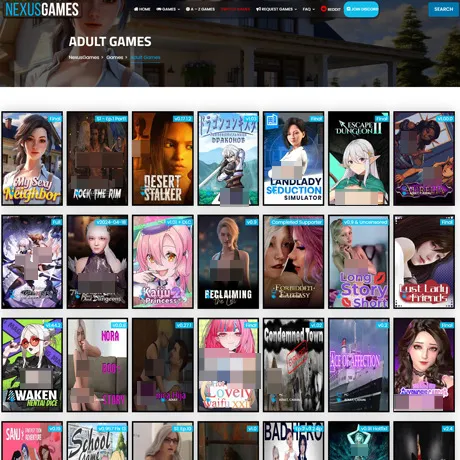 Nexus Games website preview