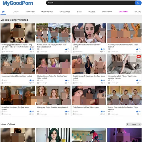 MyGoodPorn website preview