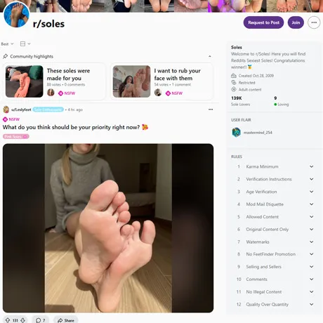 Reddit Soles website preview