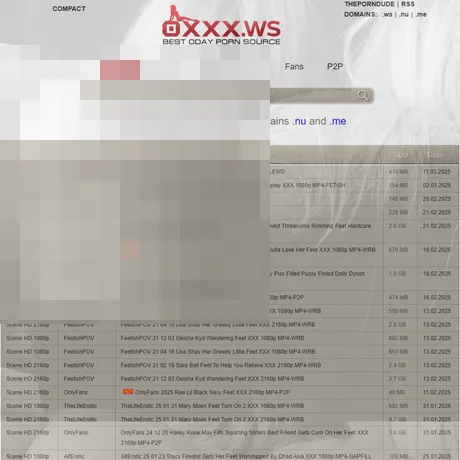0XXX Feet website preview