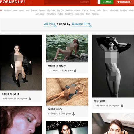PornedUp website preview