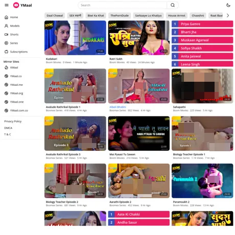 YMaal website preview