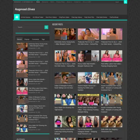 Aagmaal.gives website preview