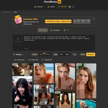 PornWorks website preview