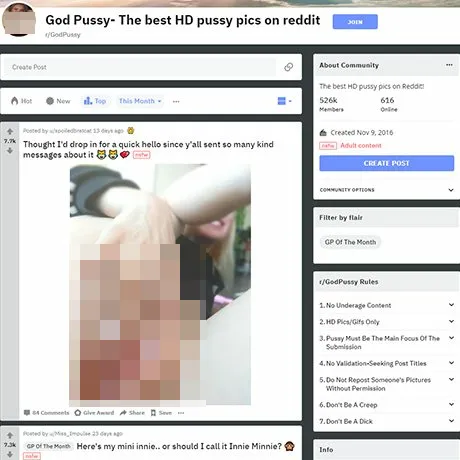 God Pussy website preview