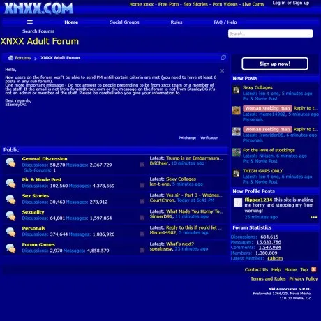 XNXX Forum website preview