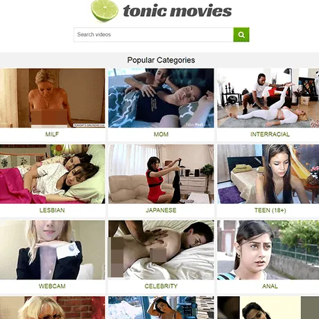 Tonic Movies website preview