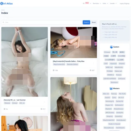 Girl Atlas website preview