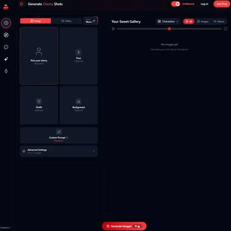 CherryPop AI website preview
