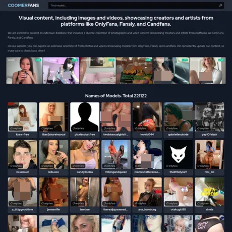 Coomer Fans website preview