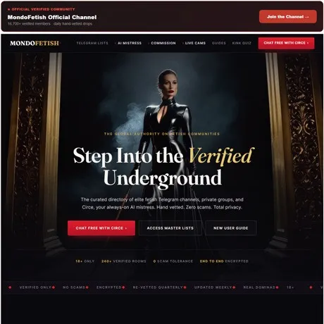 MondoFetish website preview