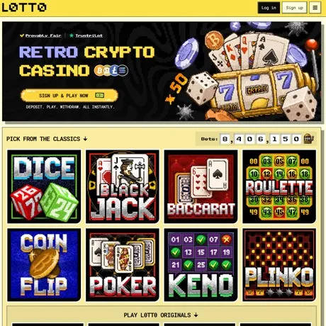 L0tt0 website preview