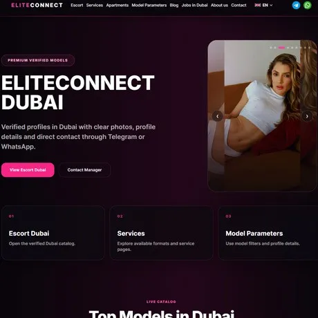 EliteConnect website preview
