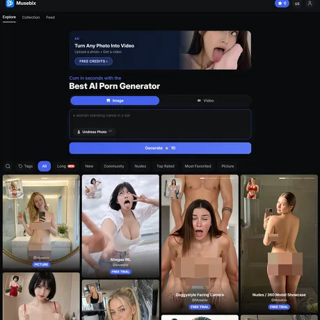 MuseBix AI website preview