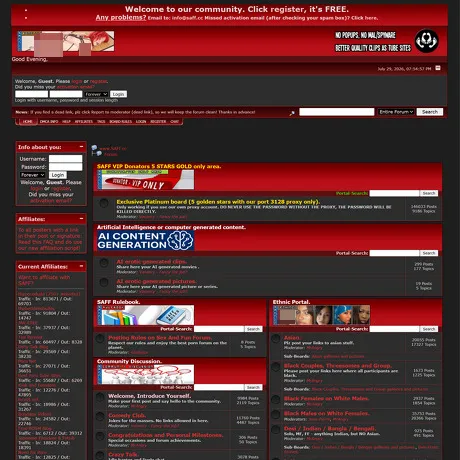 Sex And Fun Forum website preview