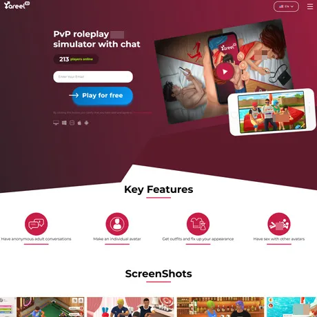 Yareel website preview