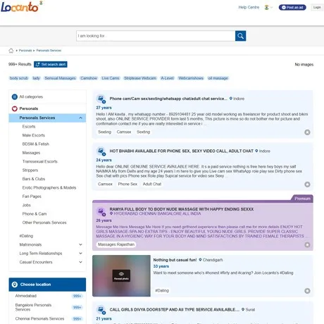 Locanto.net website preview
