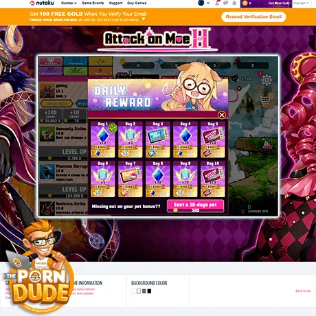 Attack On Moe H website preview