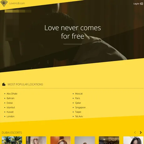 LoveHub website preview