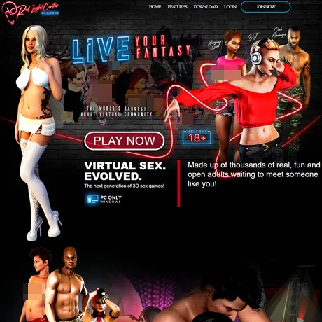 Red Light Center website preview