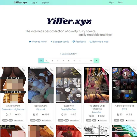 Yiffer website preview