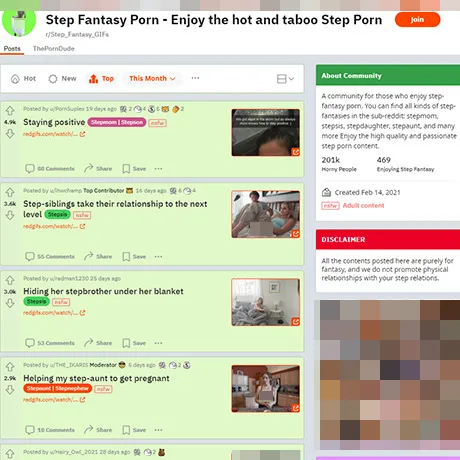 Reddit Step Fantasy GIFs website preview