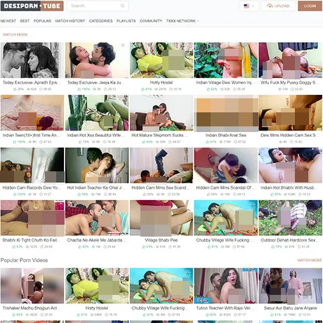 Desi Porn Tube website preview