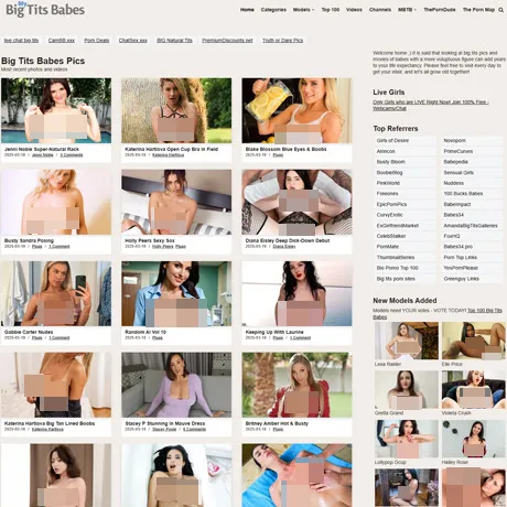 MyBigTitsBabes website preview